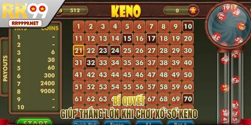 Bí quyết làm chủ mỗi ván chơi lô đề Keno